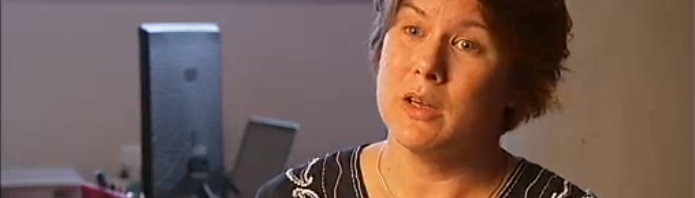 screen grab from 7.30 report interview